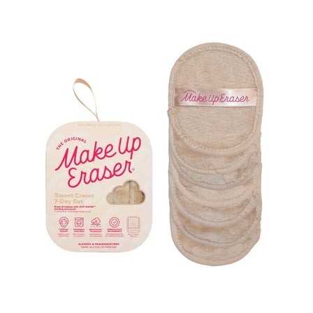 The Original MakeUp Eraser Sweet Cream 7-Day Set, Removes Liquid, Cream, and Powder Makeup