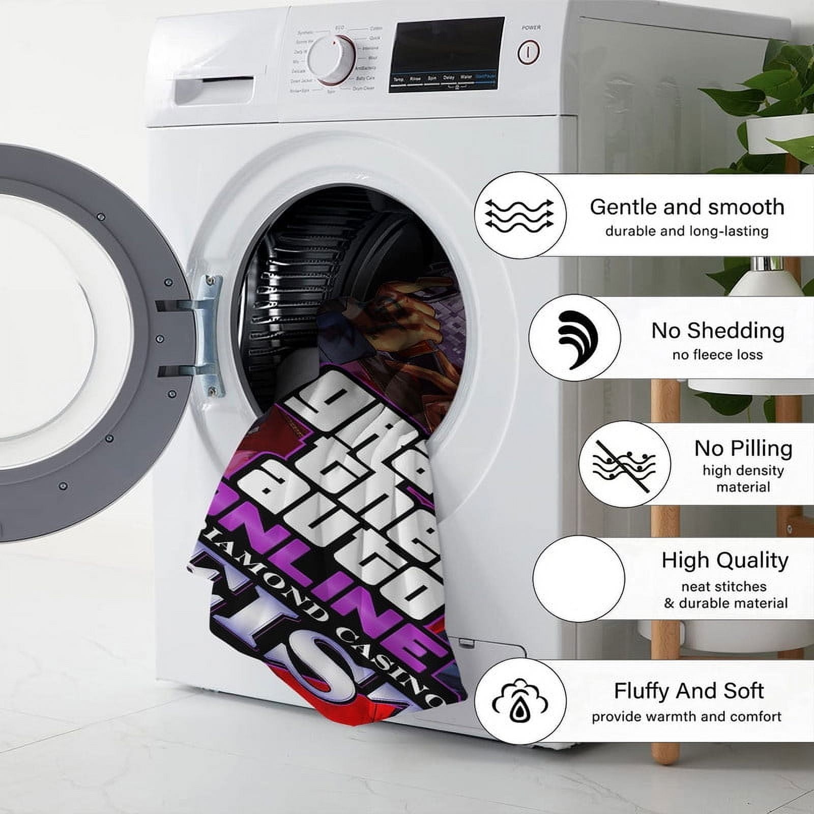 Grand Theft Auto Gra5 Throw Blanket Gifts for Fans Lover Girls Boys Women Present Hoodie Him Bed 50"x60"
