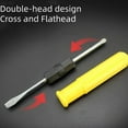 thumbnail image 4 of Double Headed Screwdriver, Flat Cross Two in One Multi Functional Screwdriver, Detachable, Alloy Material, Non-Slip Handle, for Household Furniture Appliance Repair, 4 of 7
