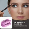 thumbnail image 2 of HLONK Eyebrow Pencil Sharpener Sharpening Tool Flat-Tip Slot Plastic Sandpaper Pointer Short Hair, 2 of 6