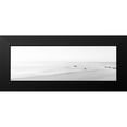 thumbnail image 2 of McLoughlin, James 24x11 Black Modern Framed Museum Art Print Titled - Black and White Water Panel II, 2 of 5