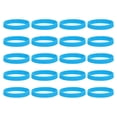 thumbnail image 1 of 20Pcs Silicone Rubber Bands Non-slip 4 Inch Flat for Books, Blue, 1 of 6