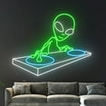 thumbnail image 4 of Handmadetneonsign Alien DJ Led Sign, Alien DJ Neon Light, Swag Alien Neon Sign, Cool Alien Light, 4 of 5