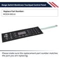 thumbnail image 4 of DG34-00011A Range Switch Membrane Touchpad Control Panel for Samsung Stove Oven, 4 of 6