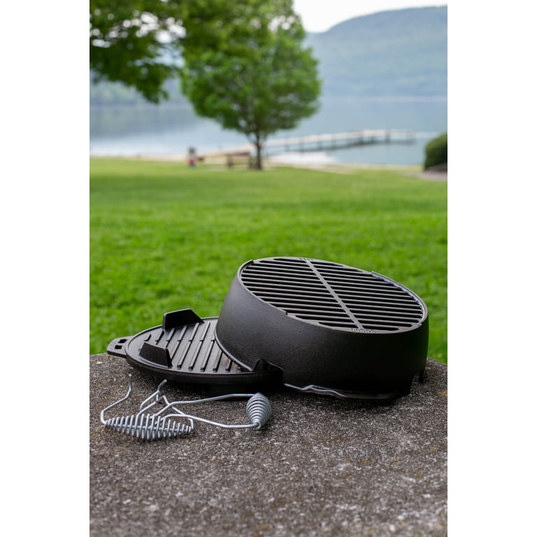 Lodge 12 Inch Portable Round Grill