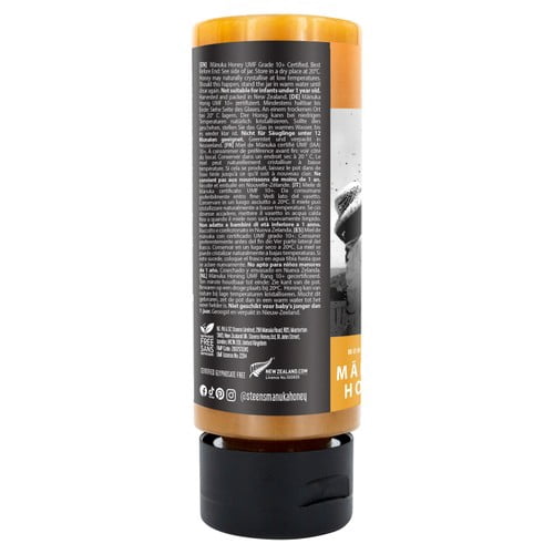 Steens MGO263 (UMF10) Manuka Honey SQUEEZY 340g, British Import (Pack of 2)