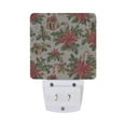 thumbnail image 5 of Yayeee LED Night Light for The Home Plug in With Light Sensors 2 Pack, Retro Christmas Holly, 5 of 6