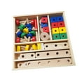 thumbnail image 3 of Milaget Kids Nut and Bolts Toy Building Construction Set for Birthday Gift Preschool, 3 of 9
