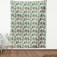 thumbnail image 3 of Vintage Botany Sofa Upholstery Fabric by the Yard, Protea Flowers with Leaves Spring Time Vibes Repetition, Decorative Fabric for DIY & Home Accents, 3 Yards, White Dried Rose and Green by Ambesonne, 3 of 4