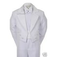 thumbnail image 4 of Baby Toddler Boy Christening Baptism Formal Tail White Tuxedo Suit Stole Sm-20, 4 of 6