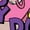 BLUSH, variant on - Daisy Duck - Juniors Cropped Pullover Hoodie