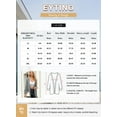 thumbnail image 5 of Eytino Womens Cardigans Hooded Cardigan Sweaters Oversized Open Front Chunky Knit Sweater Coat Long Sleeve Cardigan Apricot XL, 5 of 11