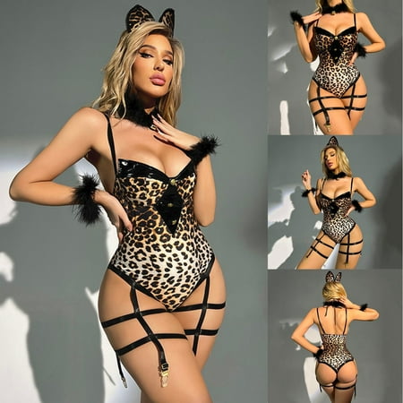 

Akiihool Lingerie for Women Floral Lace Bra and Panty Sets (A XL)