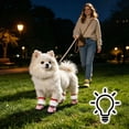 thumbnail image 5 of Waterproof Dog Rain Boots Reflective Fruit Print Pet Paw Protector with Adjustable Drawstring Anti-Slip Rubber Sole Strawberry Pineapple Pet Shoes For Small Medium Dogs Rainy Outdoor Walking, 5 of 5