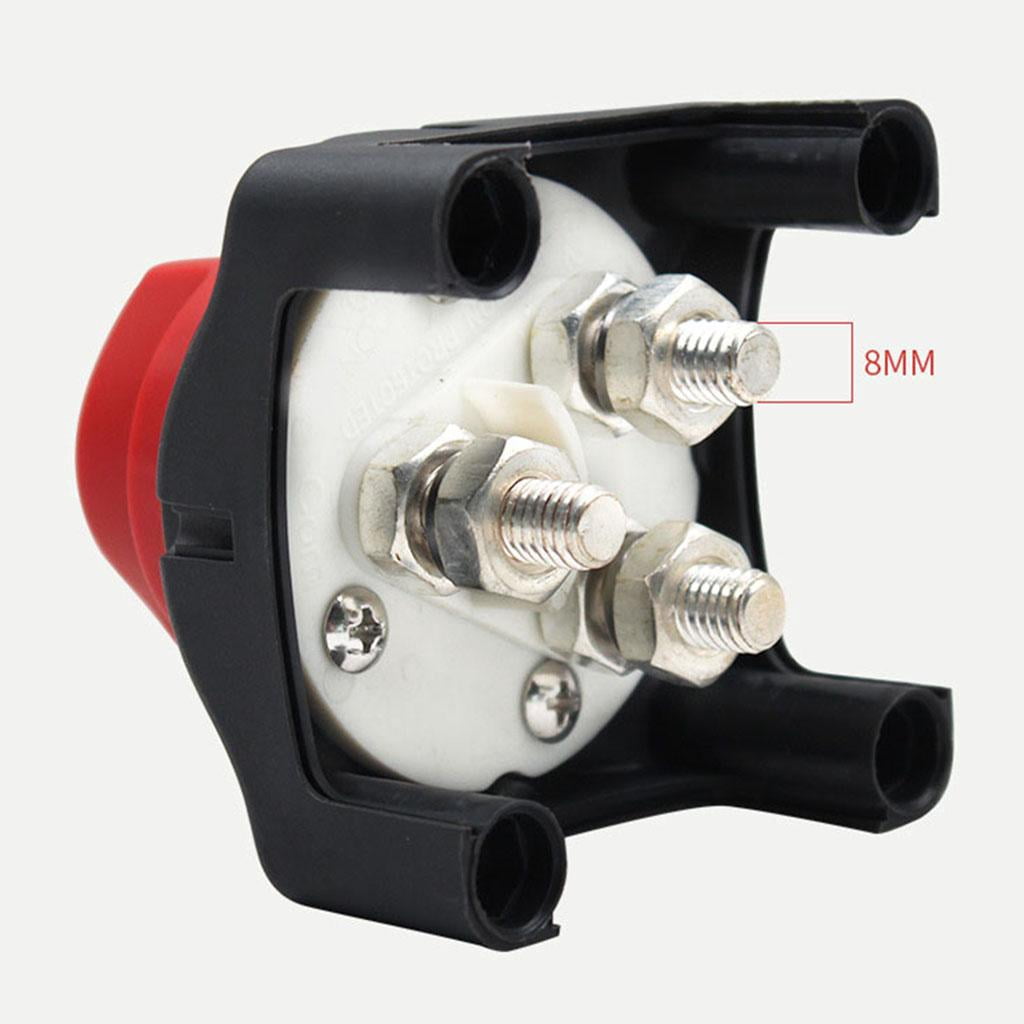 Wzmzjy 2x 12V/24V 3 Speed ON-OFF Battery Selector Isolator Disconnect Switch