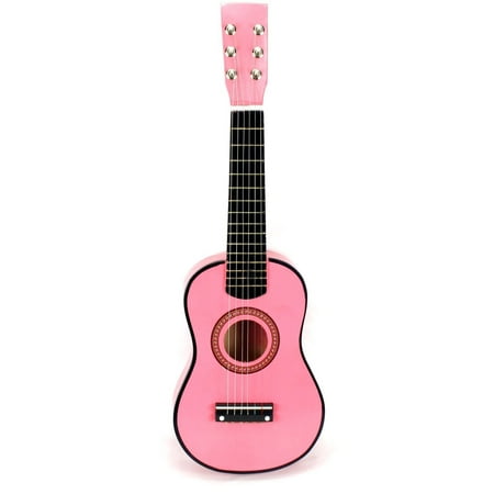 Acoustic Classic Rock 'N' Roll 6 Stringed Toy Guitar Musical Instrument w/ Guitar Pick, Extra Guitar String (Best Surf Rock Guitar)