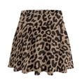 thumbnail image 5 of Jeiento Brown Leopard Print Golf Skorts for Women High Waisted Tennis Skirt Casual Workout Sports Active Skort with Pocket Size M, 5 of 7
