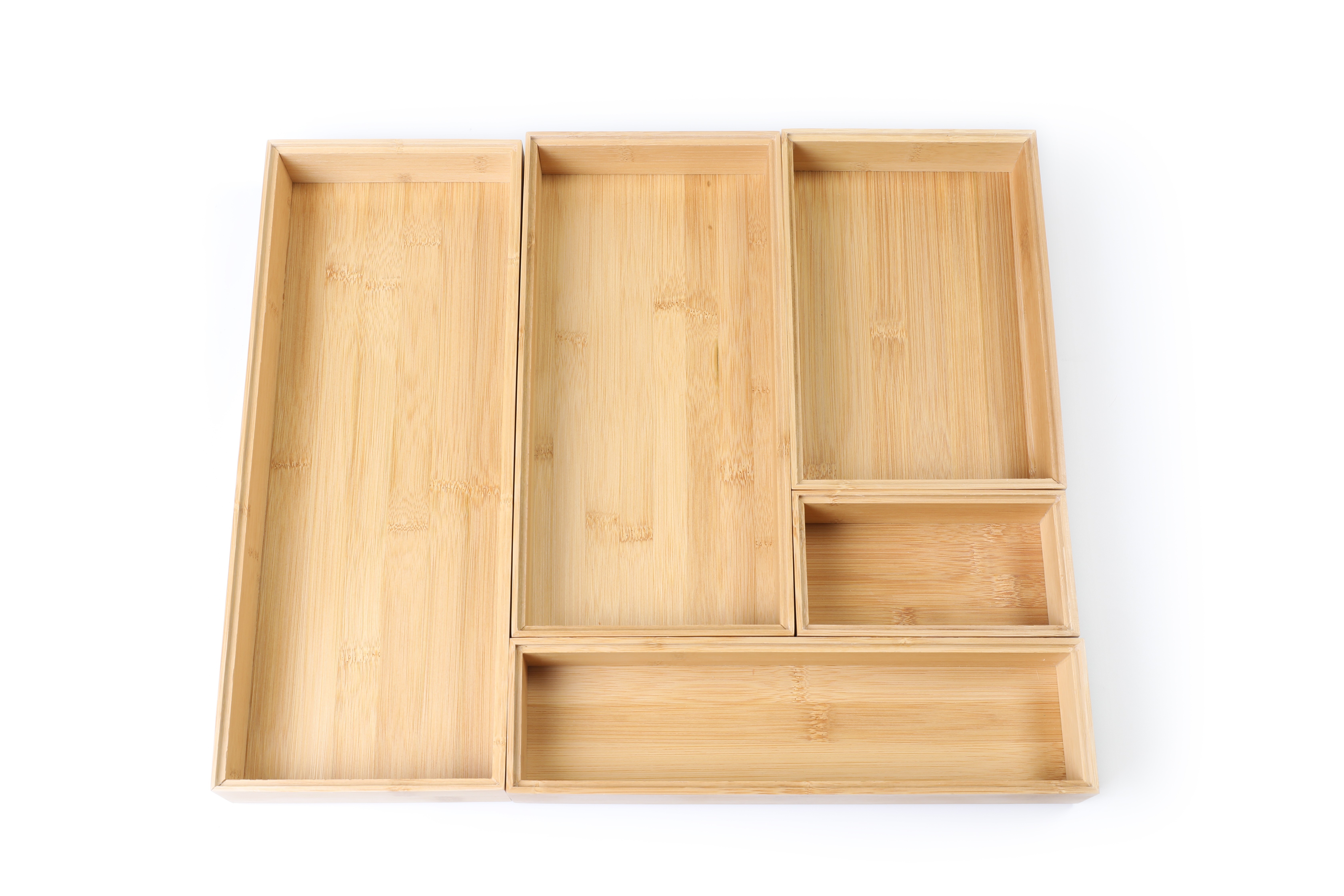 Better Homes & Gardens Bamboo Drawer Organizer, 5-Piece Set photo 3