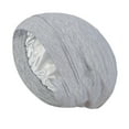 thumbnail image 2 of CFMIURAN Silk Bonnet for Men, Double Layer Sleeping Bonnet - Soft Elastic Chemotherapy Cap for Men Women, Warm Thick Night Cap Head Wrap for Sleeping, Comfortable Nightwear Hair Cover for Daily Use, 2 of 8