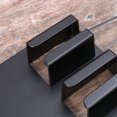 thumbnail image 2 of WHAMVOX Hairdressing Tool Rack Skeleton Design for Salon Use Wall Mounted 1Set Black PP, 2 of 5
