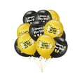 thumbnail image 5 of Black, Gold Happy New Year Balloons 20 pcs for New Years Eve Party Props Home Decoration Emulsion Balloon 12 Inch, 5 of 5