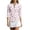 Pink, variant on T Shirts for Women 3/4 Sleeve Collared Golf Theme Print Active Polo Shirt Summer Casual Top Pink L