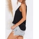 thumbnail image 3 of Tops de mujer sin mangas Halter Racerback verano camisetas básicas Cami Tank Tops blusas de playa Adepaton WMZL-2055-7, 3 of 5