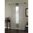 thumbnail image 1 of Curtainworks Soho Voile Panneau de Rideau Transparent, 59 par 108", Argent, 1 of 1