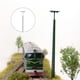 thumbnail image 4 of Billuyoard Modelo de luces de ferrocarril, accesorios de diseño de paisaje en miniatura, luz de pista, Mini decoraciones de paisaje de jardín, farola de Artesanía Negro (luz cálida) Billuyoard HA064488-04, 4 of 6
