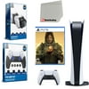 Sony Playstation 5 Digital Version (Sony PS5 Digital) with Death Stranding Director's Cut, Charging Station, ControlGrip Pack and Microfiber Cleaning Cloth Bundle