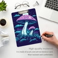thumbnail image 5 of ALAZA Plastic Clipboard A4 Letter Size Decorative Clipboards for Students Women Men 9" x 12.5" Magic Mushroom, 5 of 6