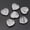 F, variant on ShunRuiPi Natural Crystal Agate Stone 20mm Heart-shaped Small Ornament Without Holes Bare Stone DIY Decoration, Desktop Decor, Room Decorations Clearance Under