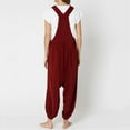 thumbnail image 4 of Dyegold Jumpsuits for Women Casual, Women Jumpsuits Casual Straight Wide Leg Stretchy Playsuit Casual Solid Pocket Plus Size Sleeveless Rompers Overalls, 4 of 6