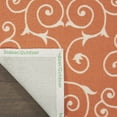 thumbnail image 5 of Nourison Home & Garden Indoor/Outdoor Orange 7'9" x SQUARE Area Rug, (8 Square), 5 of 9