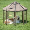 23230E Pet Gazebo Portable Easy Setup Outdoor 3 Foot Wide Metal Dog