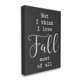 thumbnail image 3 of Love Fall Most Of All Seasonal Autumn Phrase Inspirational Graphic Art Gallery-Wrapped Canvas Print Wall Art, 3 of 5