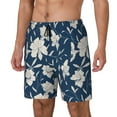 thumbnail image 2 of Balery Lilies Flowers Mens Swim Trunks Swim Shorts for Men Quick Dry Inseam Beach Shorts with Compression Liner Pocket-X-Large, 2 of 9