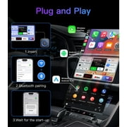 Wireless CarPlay Adapter, Wireless Android Auto Adapter with Netflix/YouTube/Miracast/World TV/Stream Media for Your Car, Magic Box CarPlay Multimedia AI Box for OEM Wired Apple CarPlay Cars