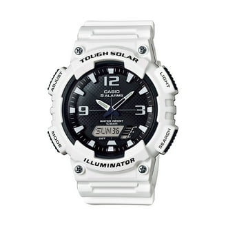 Casio Men's G-Shock Analog-Digital Tough Solar Watch, White