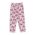 thumbnail image 6 of Uemuo Bike with Donut Wheels Pattern Women's Wide Leg Palazzo Lounge Pants with Pockets Light Weight Loose Comfy Casual Pajama Pants-Medium, 6 of 9