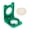 Green, variant on NovaBreeze Crustless Sandwich Cutter, Round-Shape Uncrustable Sandwich Maker Sealer Press Bread Cookie Cutter and Sealer for DIY Breakfast Lunch Afternoon Tea (Green)