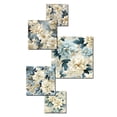 thumbnail image 3 of Designart "Modern Victorian Flourish" Floral Wall Art Set Of 5 - Gray Cottage Wall Living Room Decor Set, 3 of 6