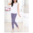 thumbnail image 3 of Lovebay Children Girls Floral Leggings Kids Skinny Pants Trousers Teenage Child 2-14 Years, 3 of 4