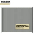 thumbnail image 4 of 7'x19' Pergola Replacement Cover Canopy Sun Shade Screen Panel with Gromets Weighted Rods for Patio Deck Backyard Hollow out Light Grey, 4 of 5