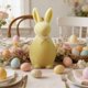 thumbnail image 2 of TanSiDing Easter Bunny Figurine Decorations, Festive Spring Home Decor, Desktop Ornament, Durable Foam Craft, Indoor Outdoor Holiday Decorations, 2 of 6