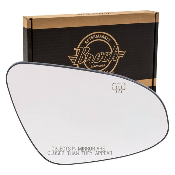 Brock Mirror Glass with Base for 2014-2019 Corolla Heated Right 8793102F90 2017-2018 Corolla iM