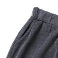 thumbnail image 4 of Honganda Men Sports Set, Solid Color Hoodie Zip Tops, Long Loose Pants Suit, 4 of 6