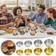 thumbnail image 1 of Cuenco de Arroz Dorado, Cuenco de Acero Inoxidable para Vino Caliente y Frío, Diseño Mate Cepillado, Uso Versátil En La Cocina, Perfecto para Pasta, Carne, para Comer En Restaurantes o En Casa, Vario, 1 of 2
