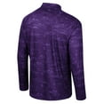 thumbnail image 3 of Men's Colosseum Purple Washington Huskies Carson Raglan Quarter-Zip Jacket, 3 of 3