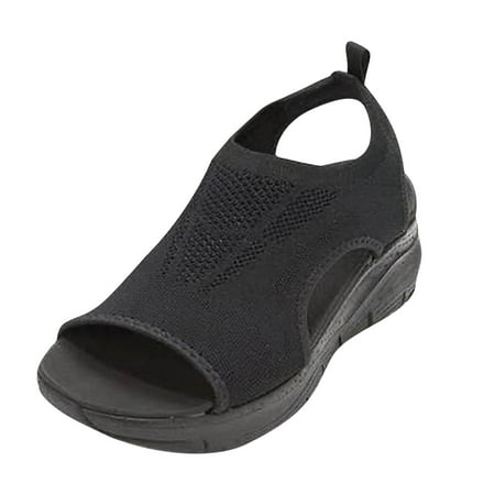 

Women Thick Sole Sport Sandals Outdoor Casual Slip-Ons Sports Shoes Non-Slip Open Toe Sandals